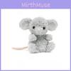 Sweet Charming Mouse Plush Toy Cute Short Plush Animal Decoration For Gift Girl