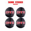 For VW 4PCS Car Wheel Center Hub Caps Sticker 56/60/65mm Badge for Volkswagen VW R GTI Passat Polo Golf 4 5 6 7 Bora MK7 Beetle Tiguan zs3
