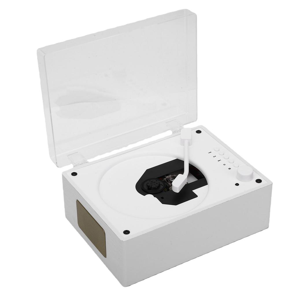 CD-плеер Беспроводной Bluetooth 5.1 Портативный CD-плеер USB AUX Вход Поддерживает CD MP3 WMA с Двойными Динамиками Пульт Дистанционного Управления