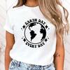(Premium T-shirt)New Protect The Ocean Earth Day Every Day Print Tshirt Female Casual Short Sleeve T-Shirt Women Fashion Tops