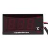 Keenso Universal Car Motorcycle Digital Equipment Temperature Gauge Temperature Meter Red LED Light (Black)