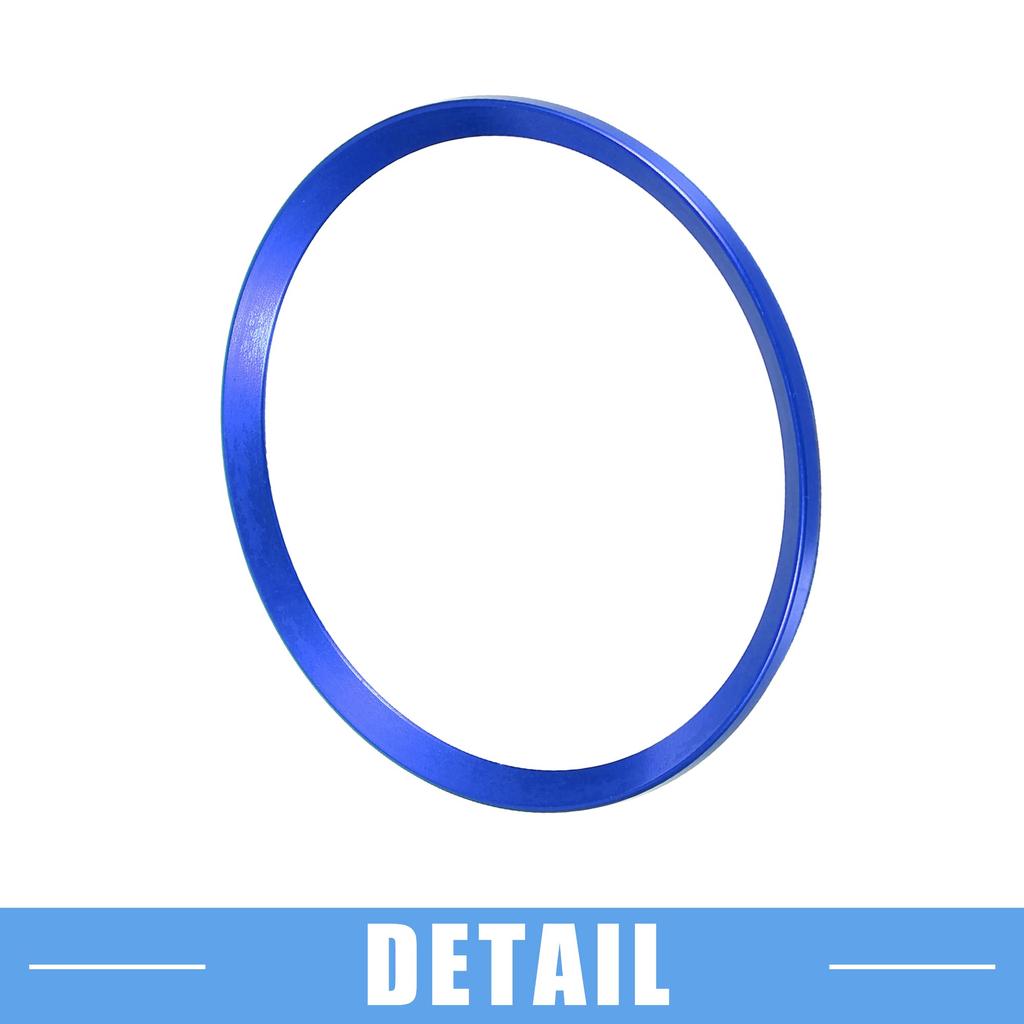 A ABSOPRO Wheel Hub Center Covering Decoration Trim for Hon Da Civic 2016-2021 Blue Set of 4