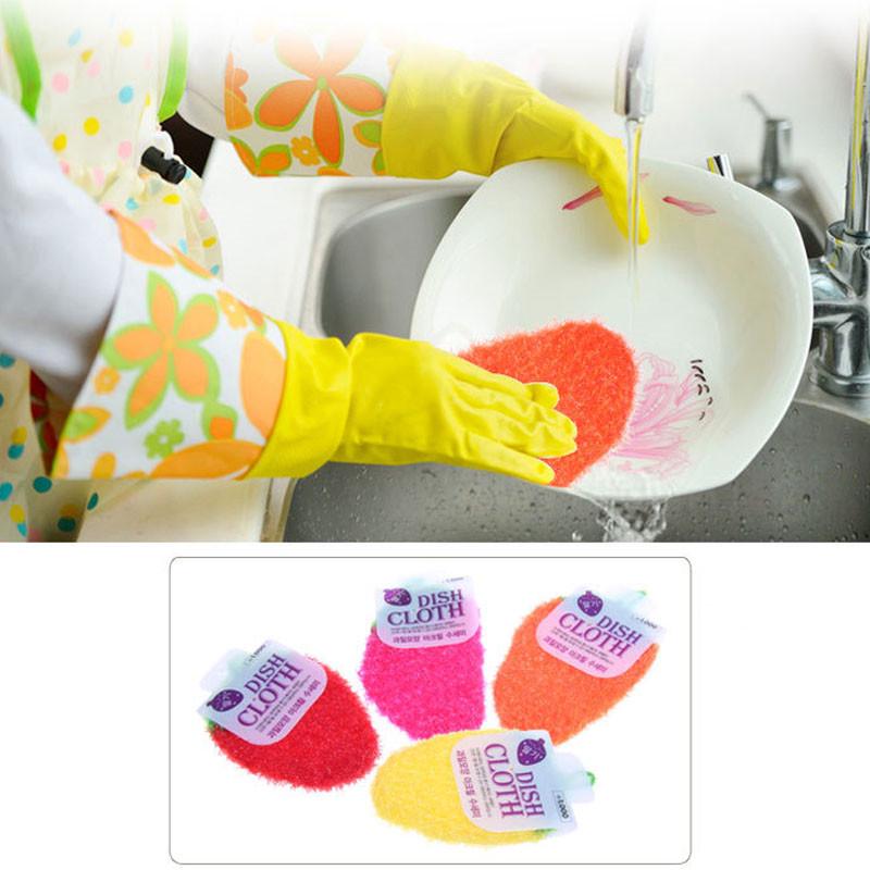 Кухонное полотенце Клубника Полиэстеровая пряжа Крючок Кухонный инструмент 1 шт. KTY