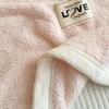 Simple Pink Solid Color Throw Blanket Luxury Warm Cozy Velvet Blanket for Home Sofa Bed All Seasons Travel Camping Blanket