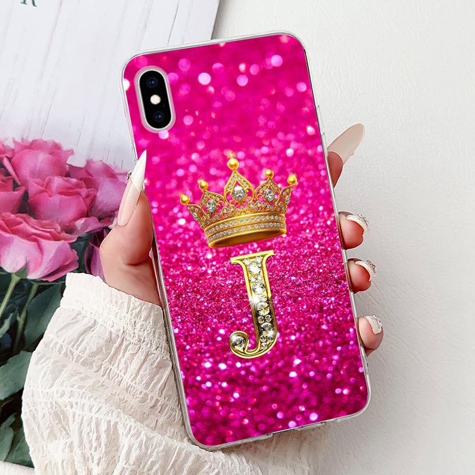 For Apple iPhone X XR XS Max Case New Letters Cover Clear Silicone Soft TPU Phone Case For Apple iPhone XS Max iPhoneX XR Fundas