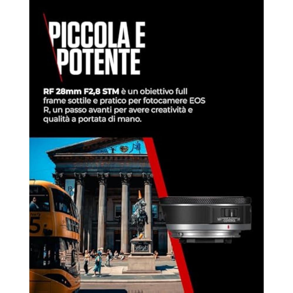 Canon RF28mm F2.8 STM Однофокусный сверхкомпактный объектив Pancake Canon