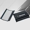 ABC3  2Pcs Car Seat Belt Cover Shoulder Protector Cushion Pad for Skoda Octavia 2 3 Fabia Superb Rapid Kodiaq Karoq Auto Accessories