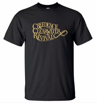 100% хлопок ТОПЫ UNISEX ФУТБОЛКИ МУЖСКИЕ ЖЕНСКИЕ CCR Creedence Clearwater Revival Футболка Американская рок-группа 60-е Логотип унисекс Великобритания