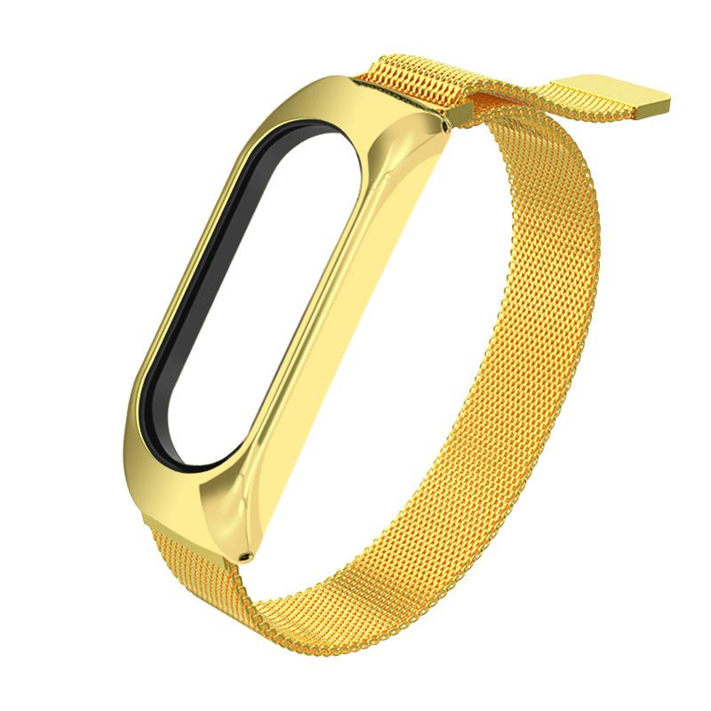 For Xiaomi Mi Band 4 5 6 Millet Bracelet 4 3 Wristband Strap,for Xiaomi Millet Bracelet 3 5 6 Stainless Steel Magnetic Watch Strap