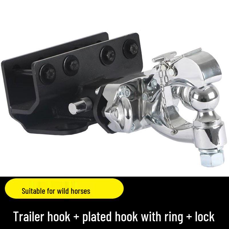 Совместимо с буксировочными крюками для Ford Bronco RV, буксировочными крюками «Голова тигра с квадратной пастью» и фаркопами.