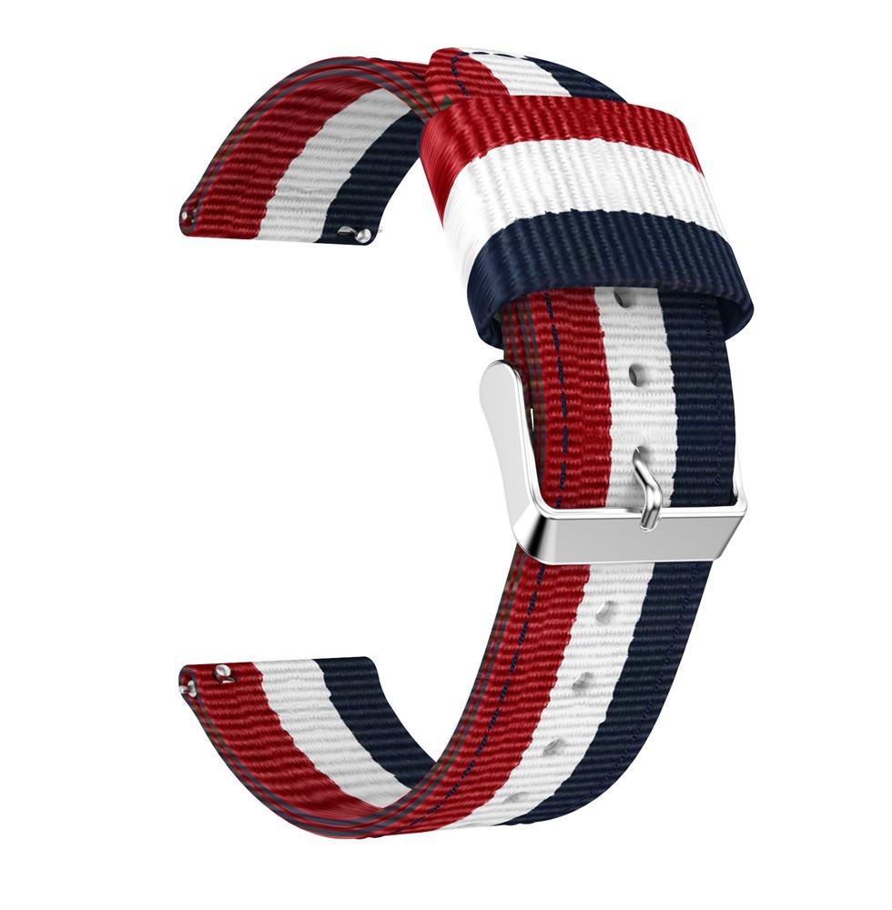 For Xiaomi Huami AMAZFIT Bip BIT PACE Lite Youth Smart Watch Wrist Bracelet Vertical Nylon Loop Strap 20mm Replace Watch Bands