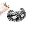 Metal Mask For Adults With Water Drill Decoration For Halloween And Cosplay Parties