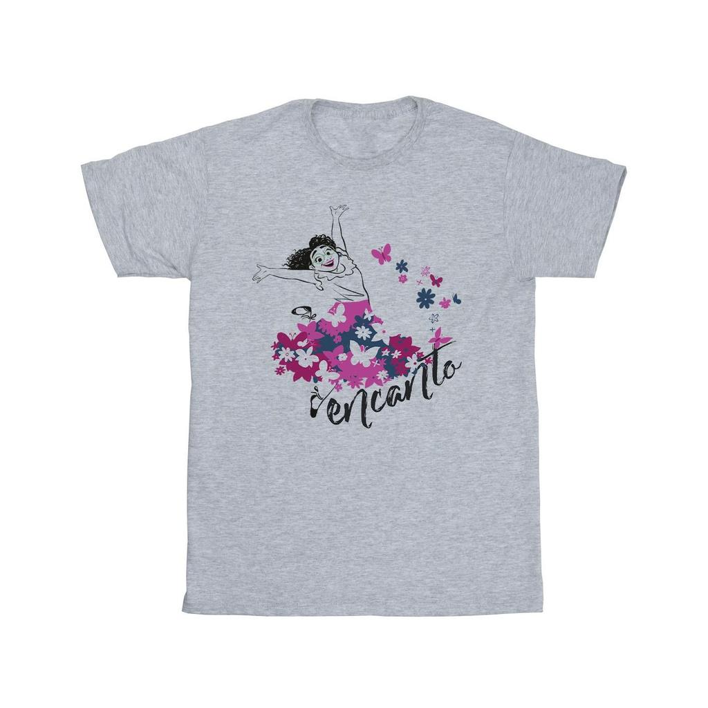Disney Mens Encanto Mirabel Flower T-Shirt
