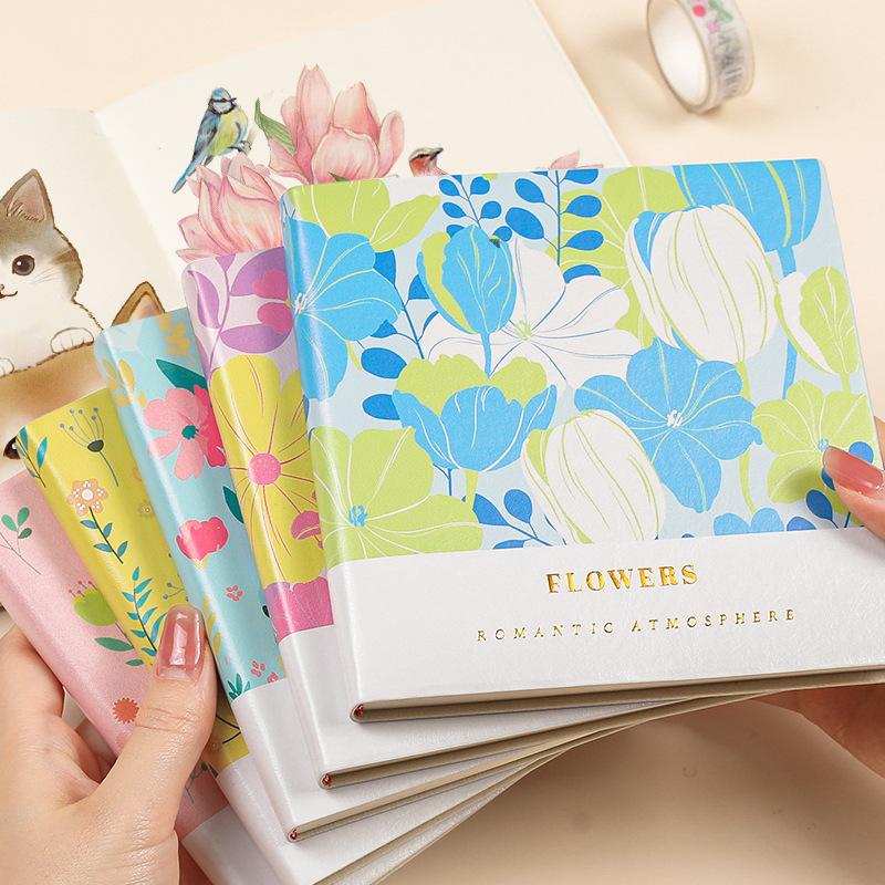 Square Blank Notebook That Can Be Laid Flat Portable Sketchbook Quick Sketch Book Thickened Notebook Drawing Book Especially for Art Students