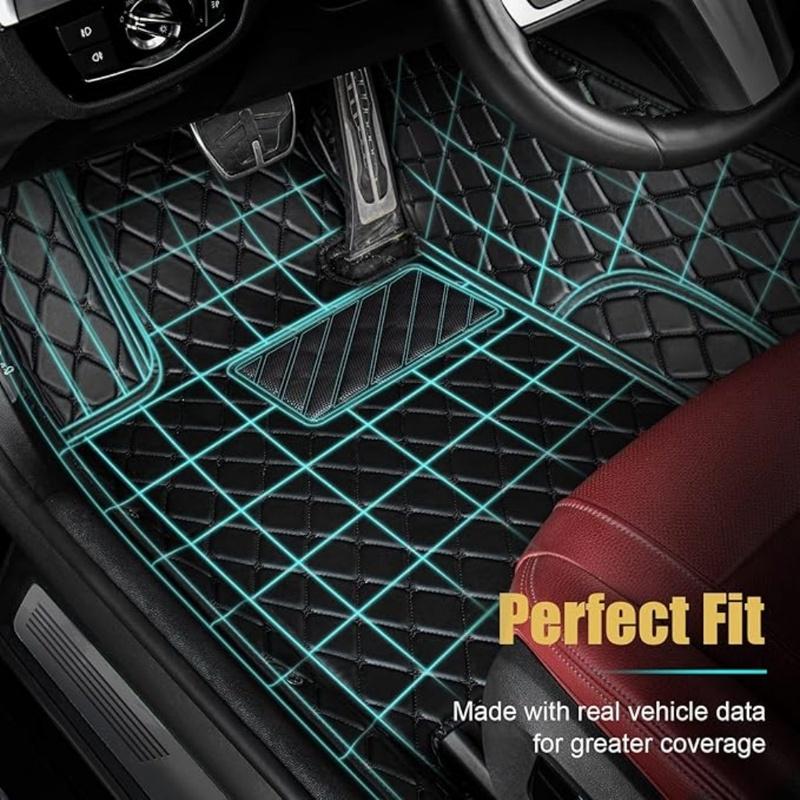 Car Floor Mats For Renault Kadjar 2015- Duster 2011-2015 2016- Full Coverage Floor Mats Luxury Floor Liners