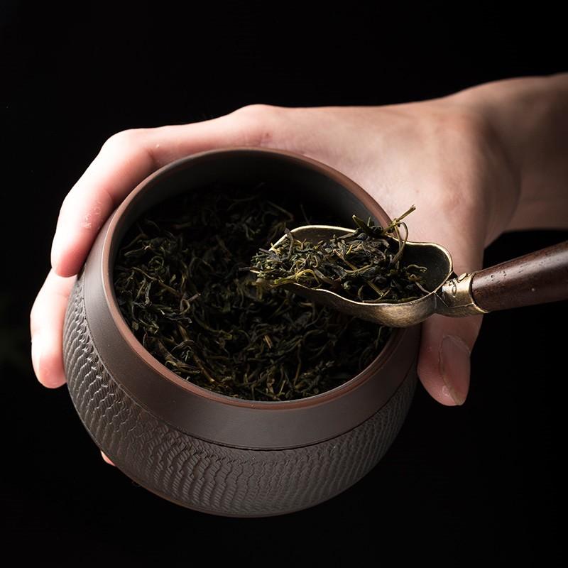 Высококачественная фиолетовая керамика ретро керамическая герметичная банка для хранения бытовая ретро коробка для чая влагостойкая банка для хранения