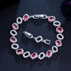 CMM Popular Oval Cubic Zirconia Party Tennis Bracelets