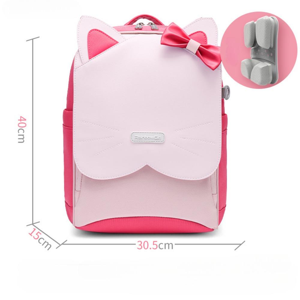 Rainbow Girl Primary School Student Backpack Reducing Burden and Protecting Spine Children's Backpack