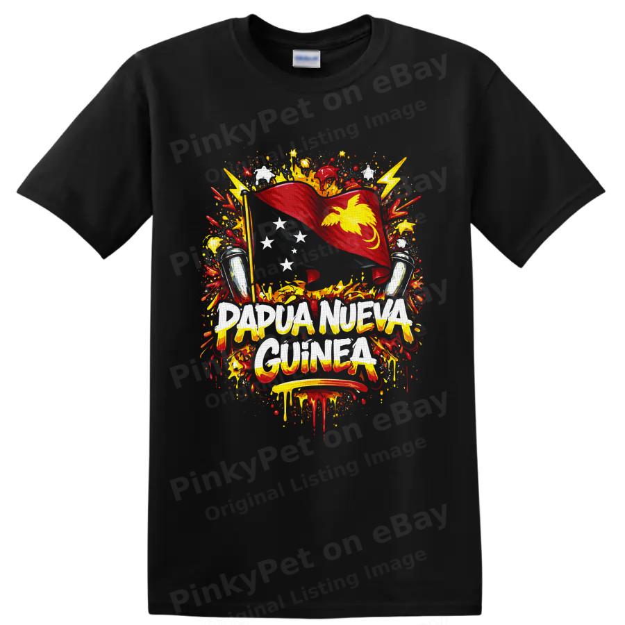 Papua New Guinea Flag T Shirt Bird of Paradise Graphic Patriotic Tee Gift