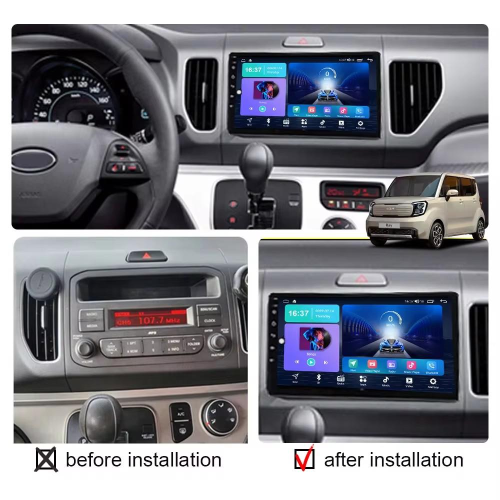 Android Car Radio Auto All in one Stereo Carplay 2 DIN для KIA Ray 2011 - 2017 Мультимедийный Плеер GPS Навигация HD Экран