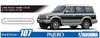 Aoshima Bunka Kyozai Модель автомобиля серии Mitsubishi V43W Pajero Super Exceed 1991 года, пластиковая модель 1/24 № 107
