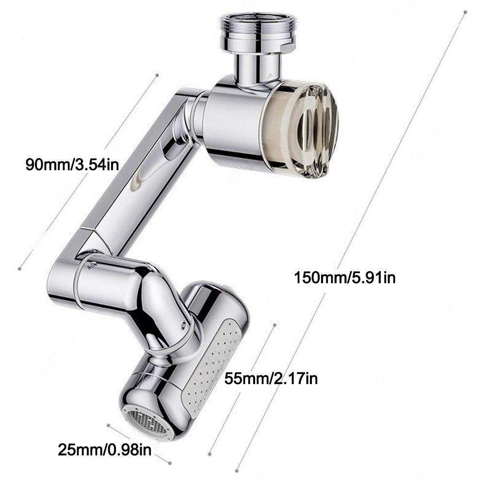 4 Modes Kitchen Faucet 1440° Rotate Faucet Extender Universal Rotatable Faucet Sprayer Kitchen