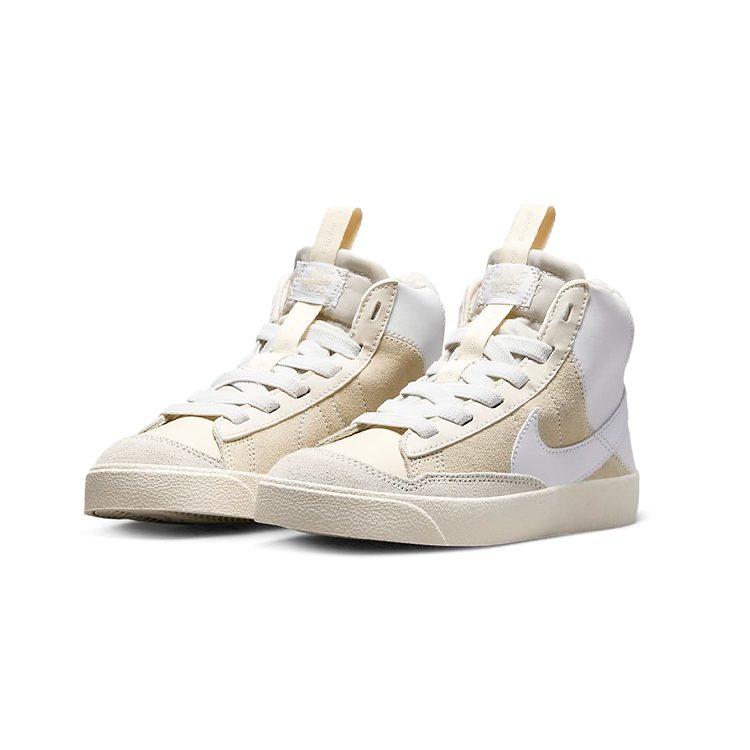 Nike Кроссовки Blazer '77 SE D Mid top Детские для скейтбординга Бежевые Для детей от 3 до 7 лет DQ6085-100