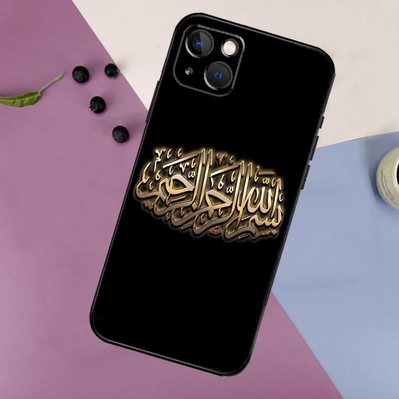 Мусульманский Ислам Бисмиллях Аллах Силиконовый Чехол Для iPhone 17 15 13 12 11 14 Pro Max 16 Plus 12 13 Mini 16e 17 Air Задняя Крышка