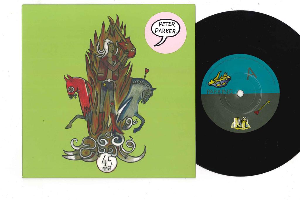 7-дюймовая пластинка PETER PARKER - Swallow The Rockets SDD007 SAY DIRTY 2009 UK Rock Б/у