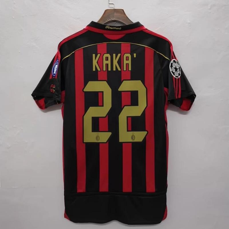 AC Milan Кака Париж футбольная майка Испания Франция Бразилия Чемпионат мира ретро-майка Ретро-майка
