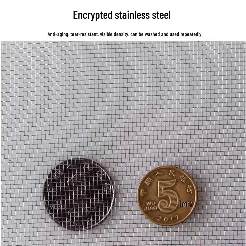 Сетка из нержавеющей стали 304 для окон DIY, защита от комаров, крыс и кошек