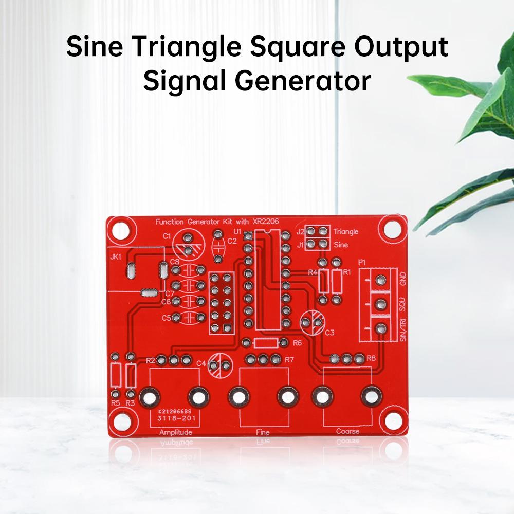 XR2206 Высокоточный генератор сигналов DIY Набор Синус Треугольник Квадратные Волны Диапазон Частот 1 Гц 1 МГц Регулируемая Частота