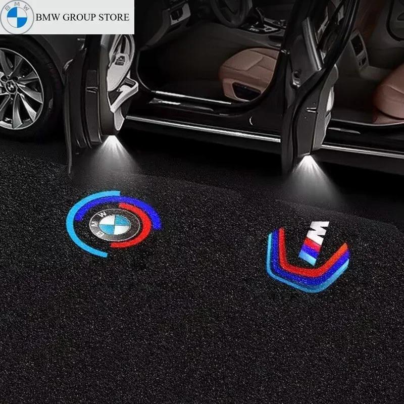 BMW GROUP 4Pcs Car LED HD Door Welcome Projector Laser Lamps For BMW E90 E60 E46 E93 F20 F21 F30 F31 F32 F33 F34 F15 F10 F01 F11