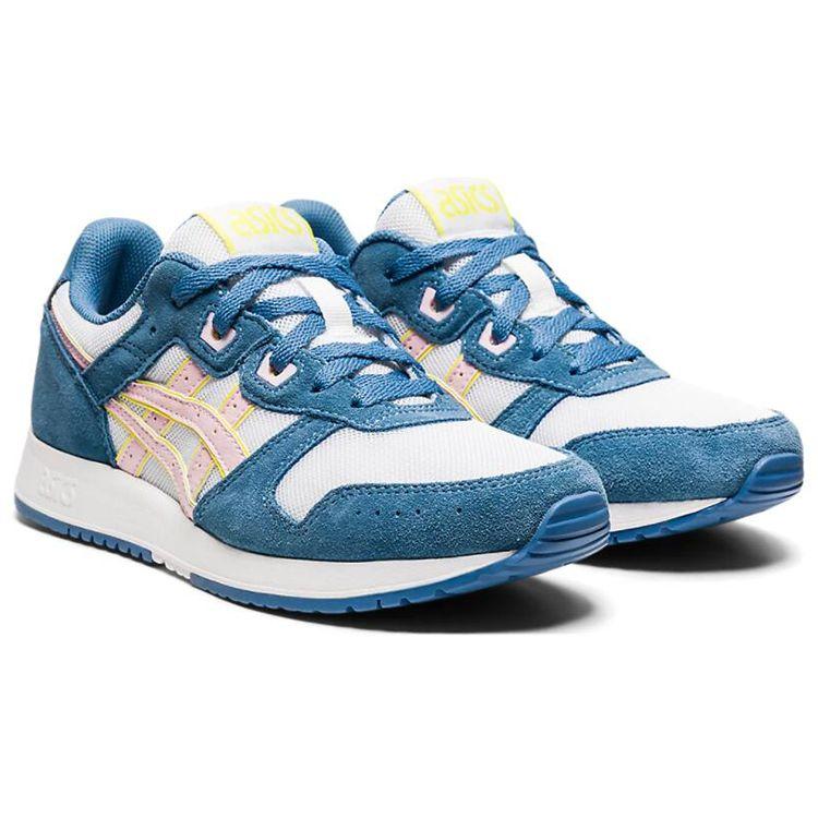 Asics Lyte Classic Джинсовая ткань Спортивные Удобные Низкие Кроссовки для Повседневной Носки Женские Кроссовки Синий Белый 1202A112-101