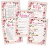 Inkdotpot Floral Theme Bachelorette Party Games Set Bundle of 5 (Activities for 50 Guests) Fun Bridal Shower Games Set