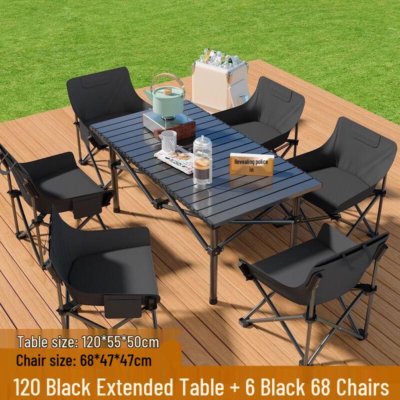 OEING Outdoor Folding Table and Chair Set