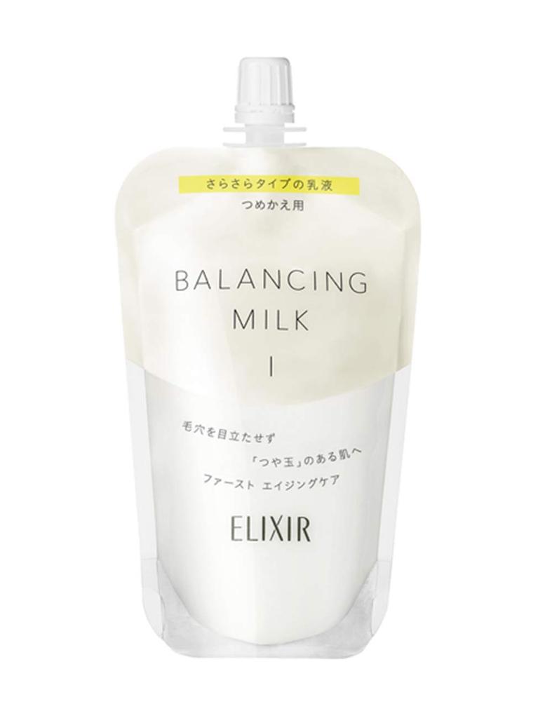 ELIXIR Balancing Smooth Pore Gloss Shiseido Milk, Type, 110mL, Refill, Emulsion, Moisture, Care, Moisturizing, Ball, Refret,