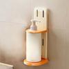Adjustable Bathroom Storage Rack Wall Mounted Body Wash Storage Rack Portable Shower Rack