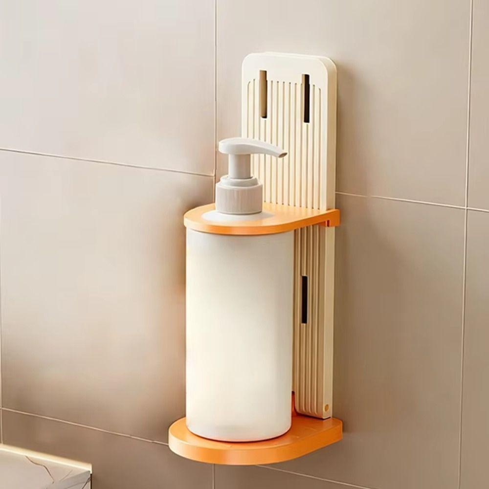 Adjustable Bathroom Storage Rack Wall Mounted Body Wash Storage Rack Portable Shower Rack