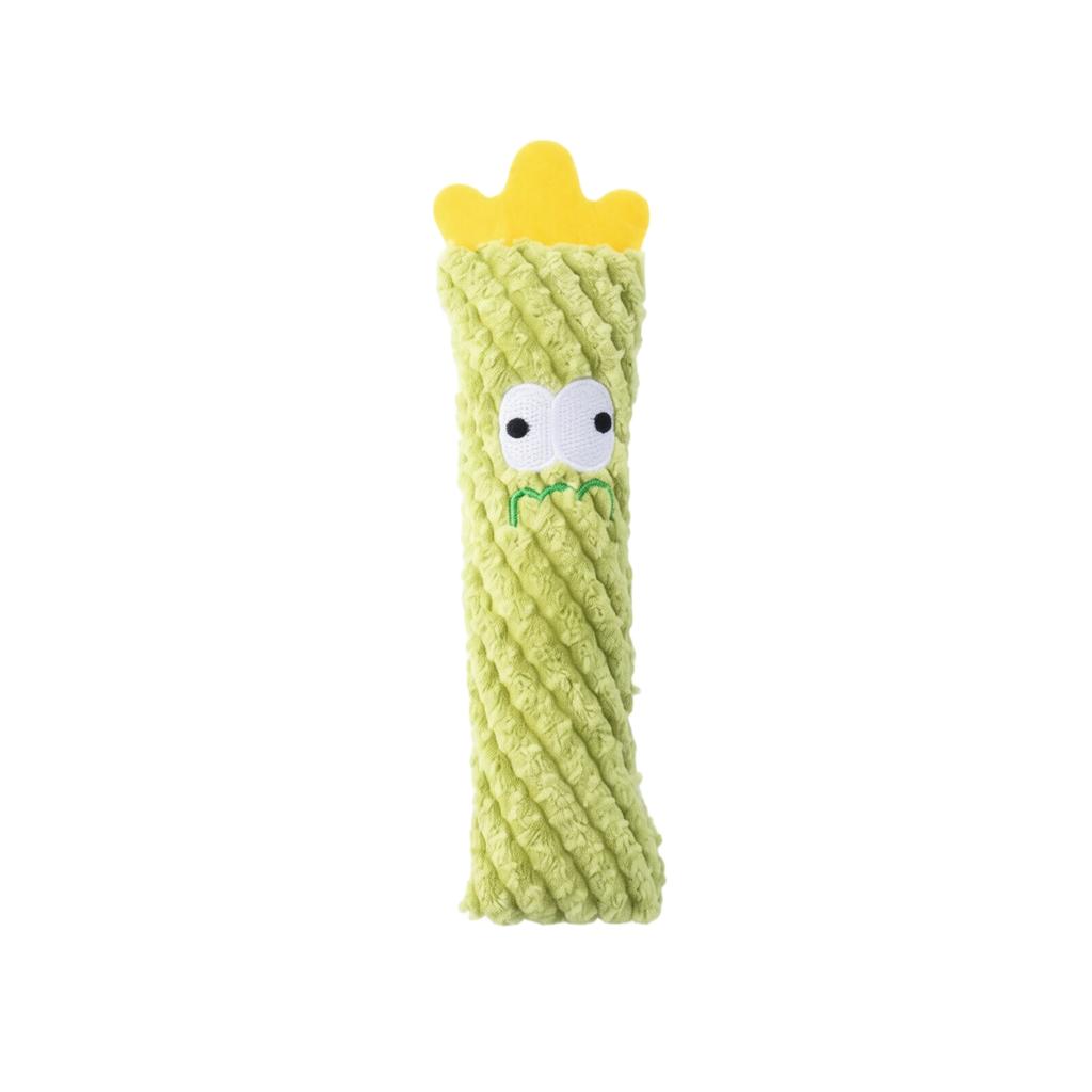 Кошачья мята Игрушка для кошек Плюшевая жевательная игрушка для кошек Прочный мягкий материал Интерактивная игрушка для питомцев с текстурированной поверхностью для ухода за зубами и игр