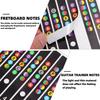 Printed Vinyl Paper Guitar Practice Chord Chart Coated Paper Reference Guide  For Beginners
