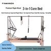 FAMANDA Pilates 3-in-1 Solid Wood Core Bed - Multifunctional Fitness Equipment for Home and Commercial Use