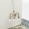 1:12 Scale  Vintage Chandelier Mini Furniture Toy Playing House Miniature Dollhouse Ornament Ceiling Lamp Doll Accessories