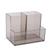 Ins Style Transparent Acrylic Square Multi Grid Pen Holder Storage Rack Large Capacity Desk Pencil Rack School Office Stationery