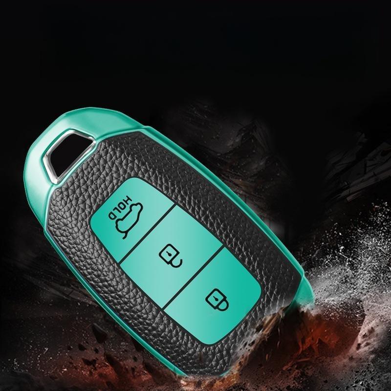 Кожаный чехол для ключей из ТПУ для Hyundai I30 Ix35 Kona Encino Solaris Azera Grandeur Ig Accent TM Palisade Santa Fe