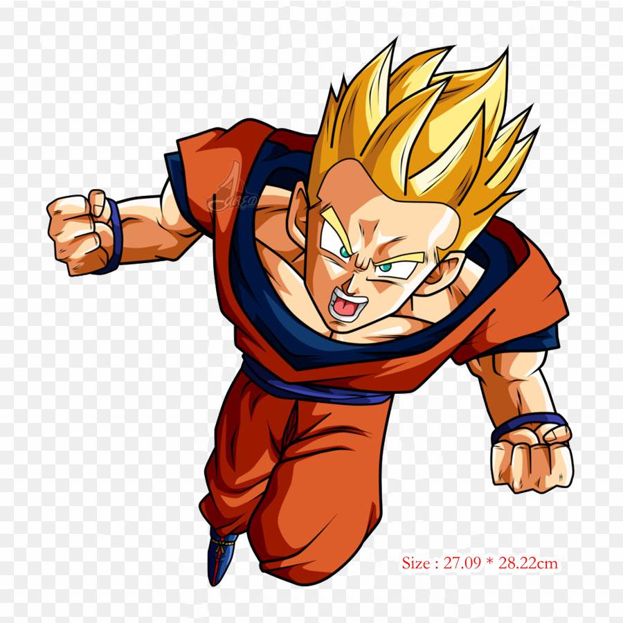 Нашивки для одежды сумки приутюживаемые термонаклейки Гохан рендер Гохан Гоку узор стираемые термоперенос