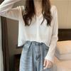2024 Korean Style V-Neck Loose Knit Cardigan - Spring & Autumn Women's Long Sleeve Outerwear