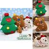 Christmas Gingerbread Man Plush Toy With Pp Cotton For Kids And Holiday Gifts