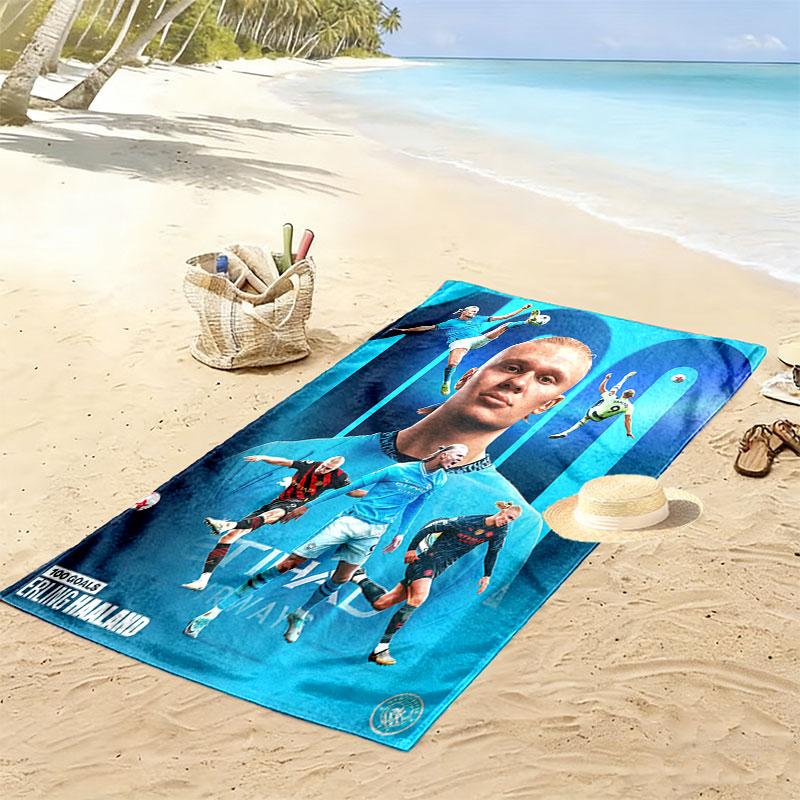 Haaland Spirit Print Beach Towel, Large Soft Quick Dry Towel for Beach Camping Swimming
