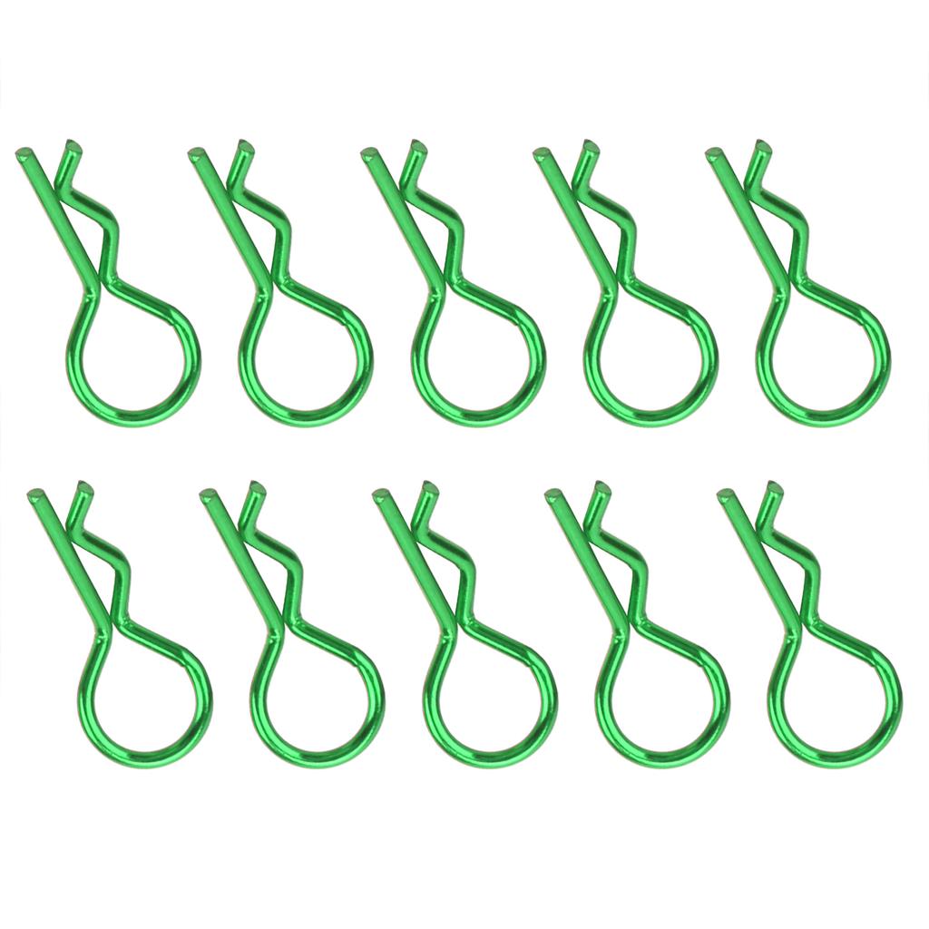 Защелка-зажим для корпуса автомобиля на радиоуправлении RShape, штифт для 15 16 18 110 RC Автомобиля(зеленый )